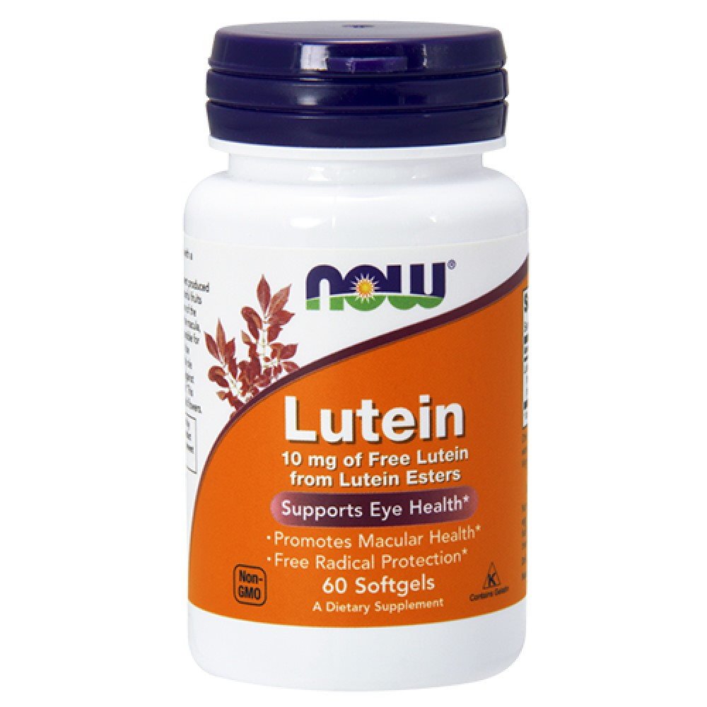 Now Натуральная добавка NOW Lutein 10 mg, 60 капсул, , 