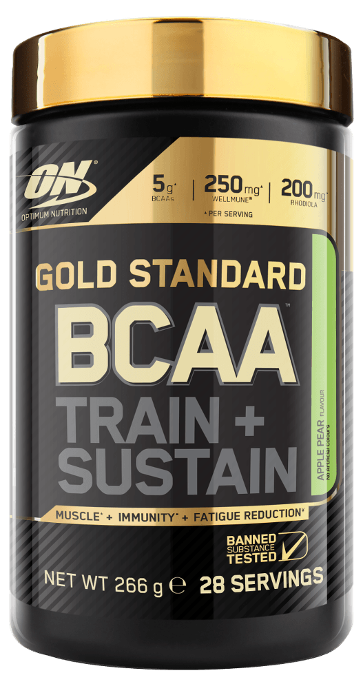 Gold Standard BCAA Train + Sustain, 266 г, Optimum Nutrition. BCAA. Снижение веса Восстановление Антикатаболические свойства Сухая мышечная масса 