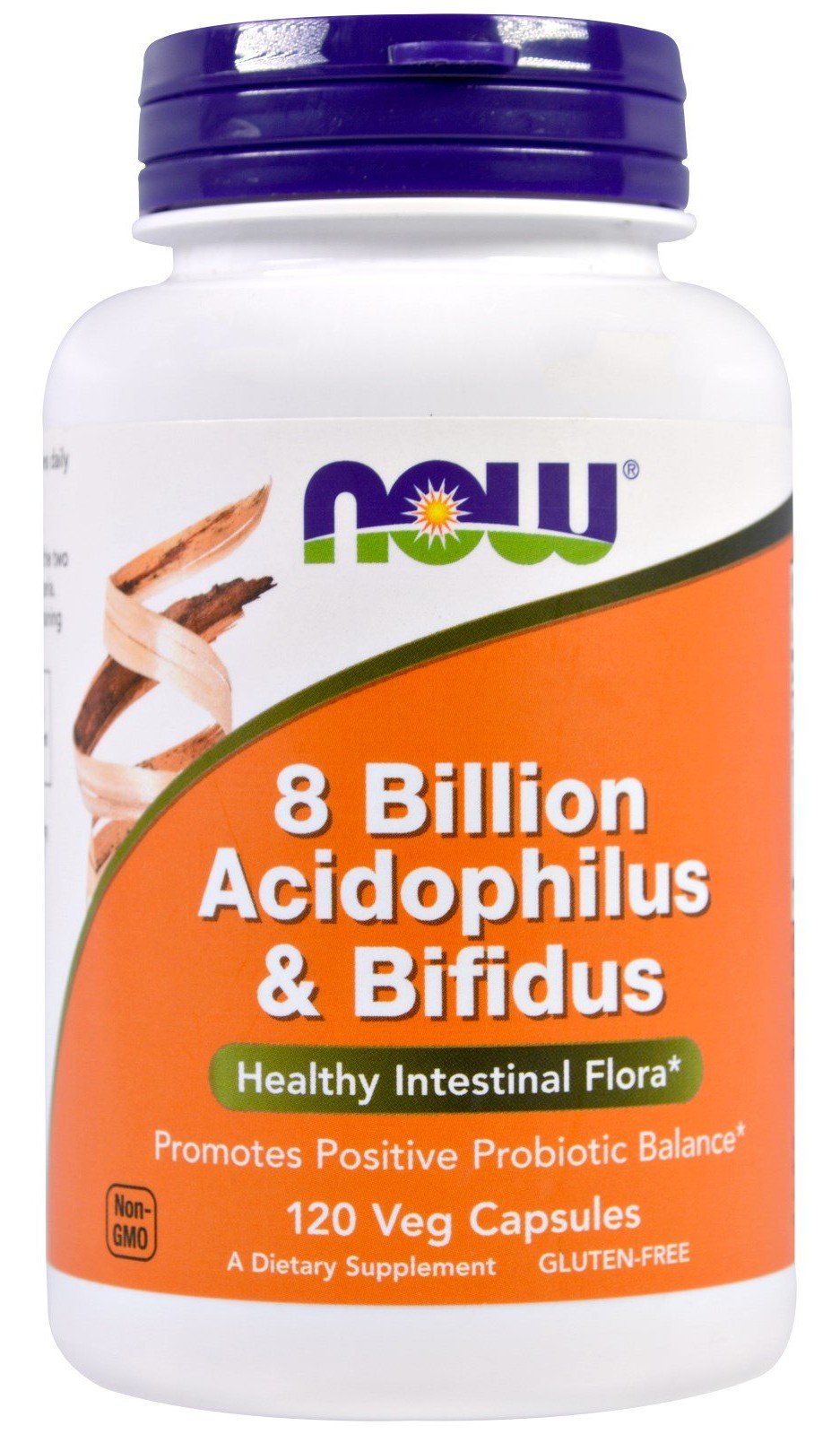Now 8 Billion Acidophilus & Bifidus, , 120 шт