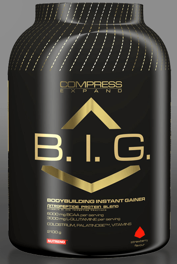 Compress B.I.G., 2100 g, Nutrend. Gainer. Mass Gain Energy & Endurance recovery 