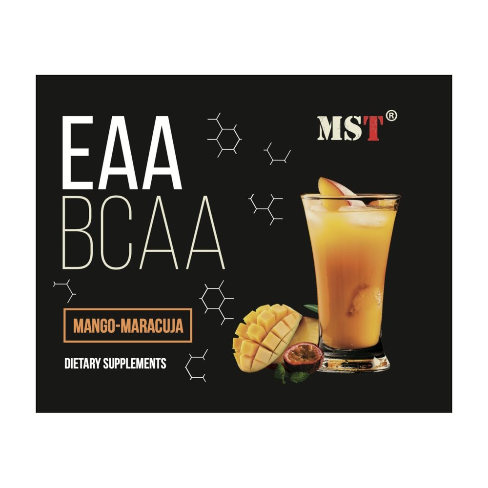 Аминокислота MST BCAA EAA Zero, 13 грамм Манго-маракуйя,  мл, MST Nutrition. Аминокислоты. 