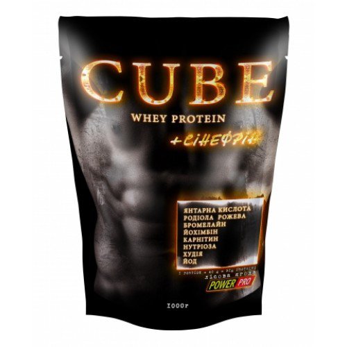 Сывороточный протеин концентрат Power Pro CUBE Whey Protein (1 кг) павер куб кокосовое молочко,  мл, Power Pro. Сывороточный концентрат. Набор массы Восстановление Антикатаболические свойства 
