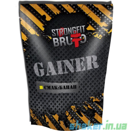 Гейнер для набора массы Strong FIT Gainer (909 г) стронг фит кава з молоком,  ml, Strong FIT. Gainer. Mass Gain Energy & Endurance स्वास्थ्य लाभ 