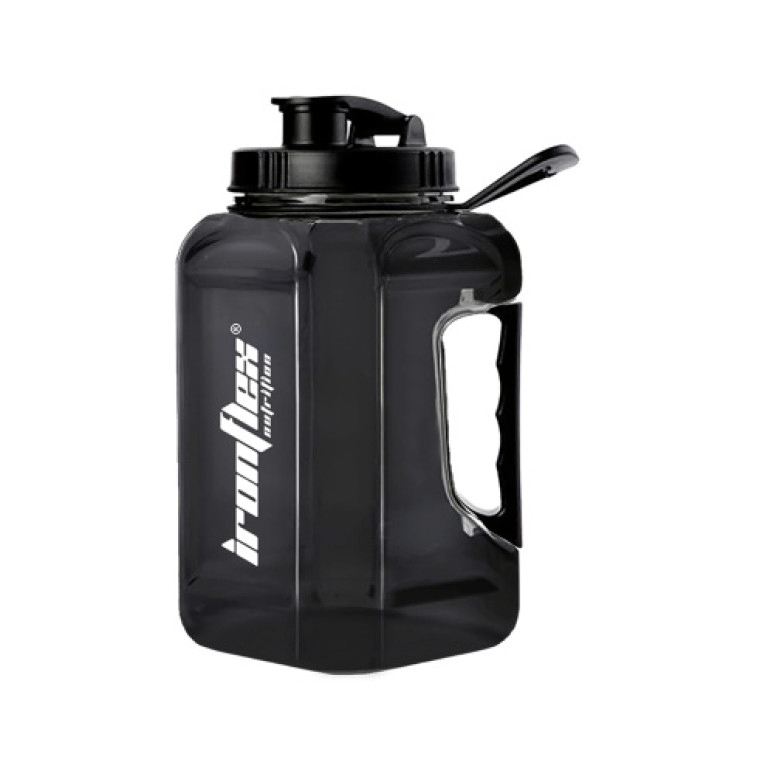 Бутылка для воды IronFlex Water Jug Gallon 2.4 L (Чорна),  мл, IronFlex. Фляга. 