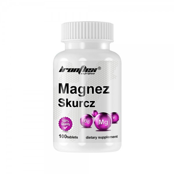 Витамины и минералы IronFlex Magnez Skurcz, 100 таблеток,  мл, IronFlex. Витамины и минералы. Поддержание здоровья Укрепление иммунитета 