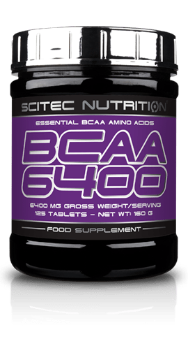 SN BCAA 6400 125 таб,  мл, Scitec Nutrition. BCAA. Снижение веса Восстановление Антикатаболические свойства Сухая мышечная масса 
