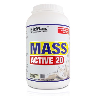 FitMax Mass Active 4 кг Клубника,  ml, FitMax. Gainer. Mass Gain Energy & Endurance recovery 