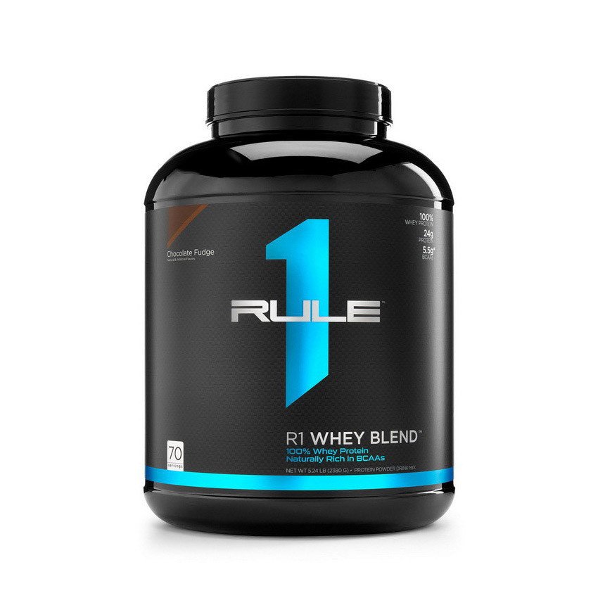 Rule One Proteins Сывороточный протеин концентрат R1 (Rule One) Whey Blend (2,38 кг) рул 1 ван chocolate fudge, , 2.38 