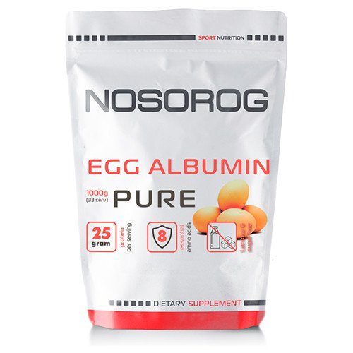 Яичный протеин Nosorog Egg Albumin (1 кг) носорог егг альбумин без добавок,  мл, Nosorog. Яичный протеин. 