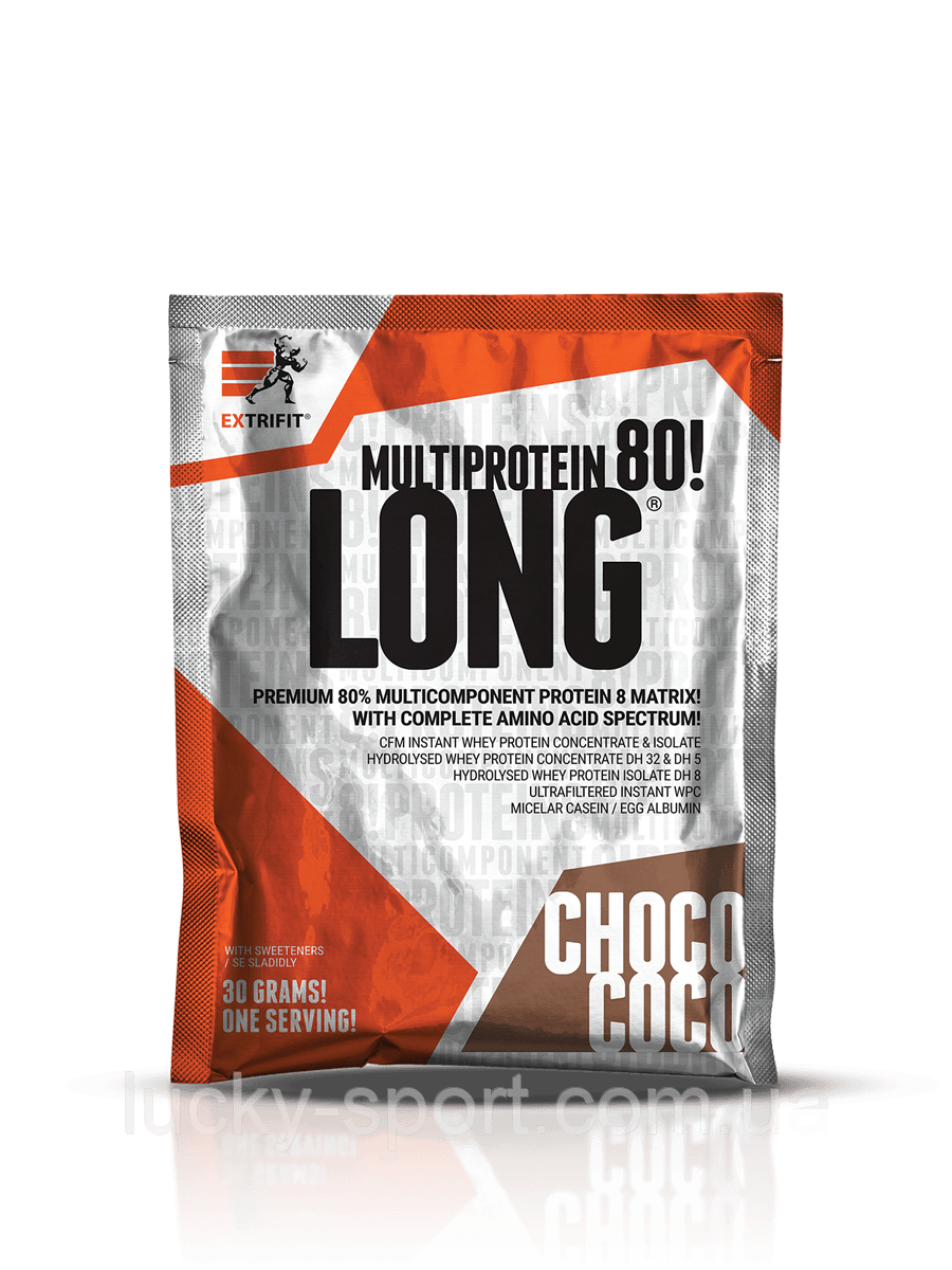 Long 80 Multiprotein, 30 g, EXTRIFIT. Protein Blend. 