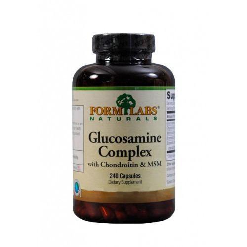Для суставов и связок Form Labs Naturals Glucosaminе Complex, 240 капсул,  мл, Form Labs. Хондропротекторы. Поддержание здоровья Укрепление суставов и связок 