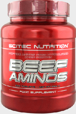 Beef Aminos, 500 шт, Scitec Nutrition. Аминокислотные комплексы. 