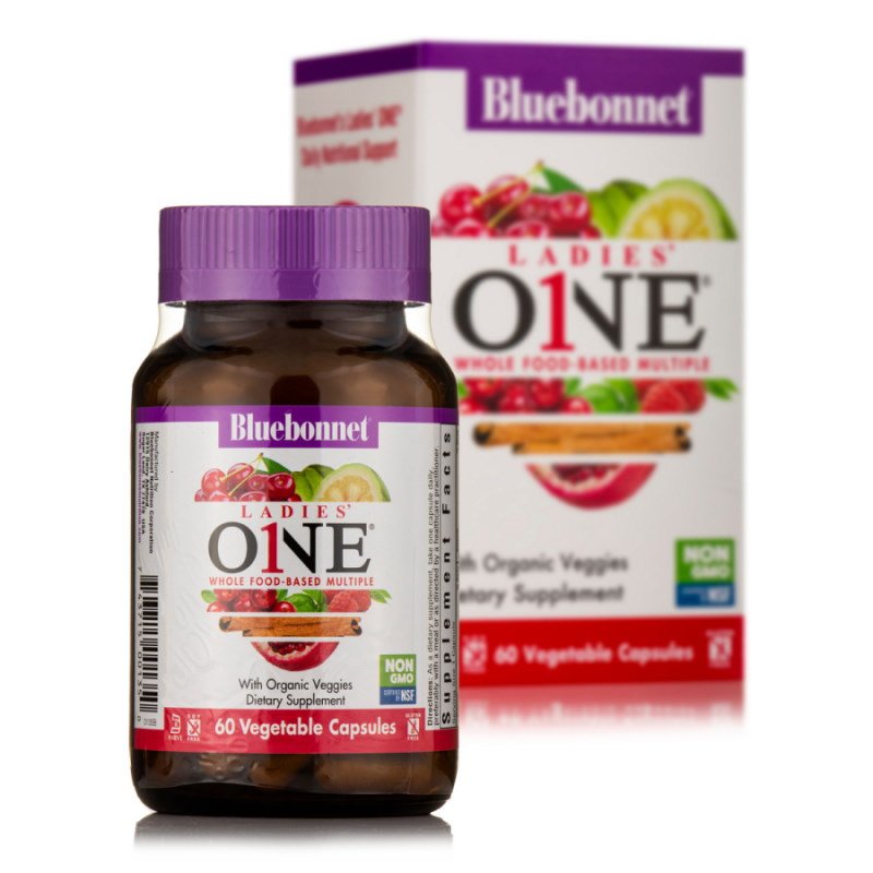 Bluebonnet Nutrition Витамины и минералы Bluebonnet Ladies ONE, 60 вегакапсул, , 