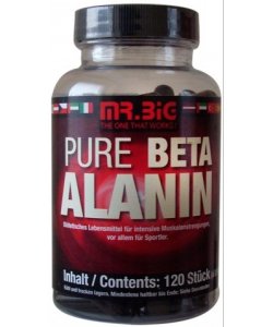 Pure Beta Alanin, 120 piezas, Mr.Big. Beta-Alanine. 