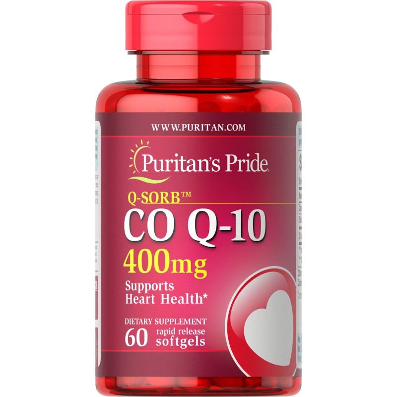 Puritan's Pride Натуральная добавка Puritan's Pride CO Q10 400 mg, 60 капсул, , 