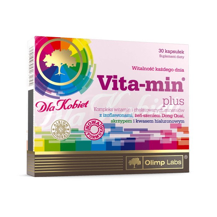 Витамины и минералы Olimp Vita-min Plus Women, 30 капсул, СРОК 01.23,  мл, Olimp Labs. Витамины и минералы. Поддержание здоровья Укрепление иммунитета 