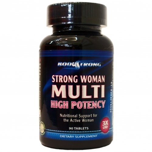 Strong Woman Multi, 90 piezas, BodyStrong. Complejos vitaminas y minerales. General Health Immunity enhancement 
