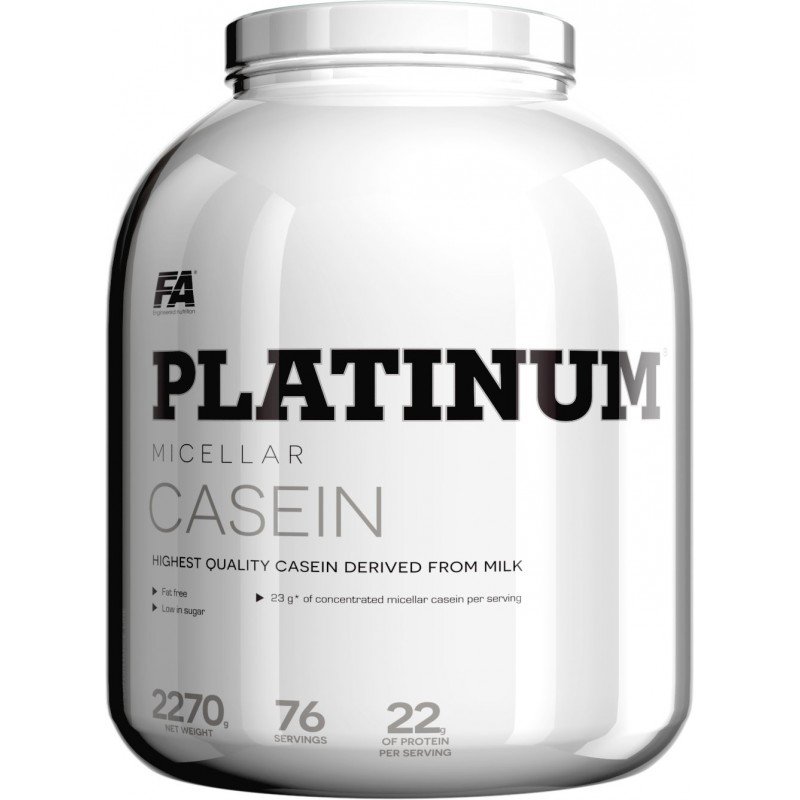 Platinum Micellar Casein, 2270 г, Fitness Authority. Казеин. Снижение веса 
