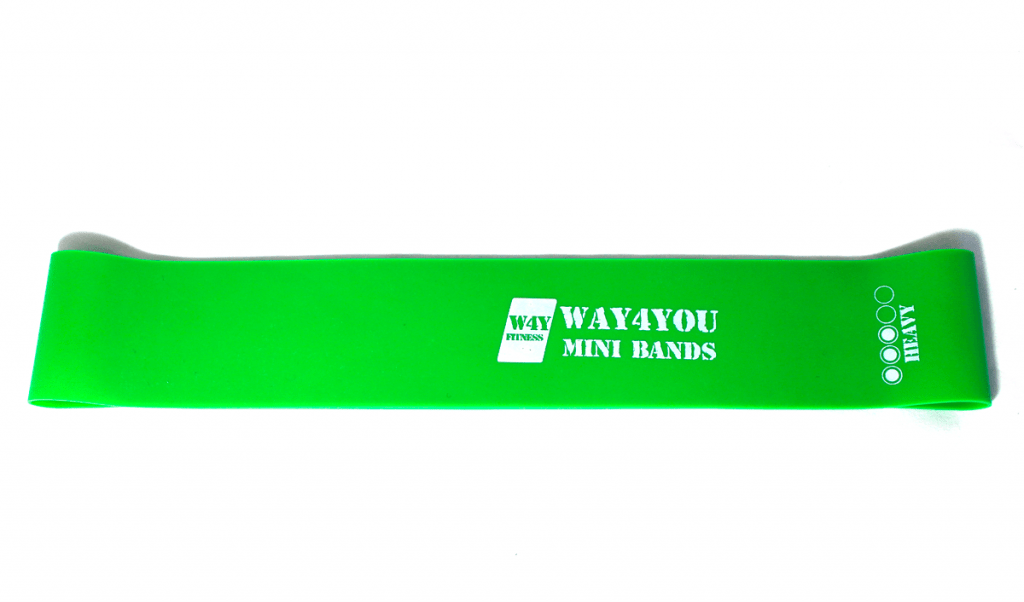 Way4you Еспандер для ніг Mini Bands Way4You 2,25 - 6 кг Зелена, , 