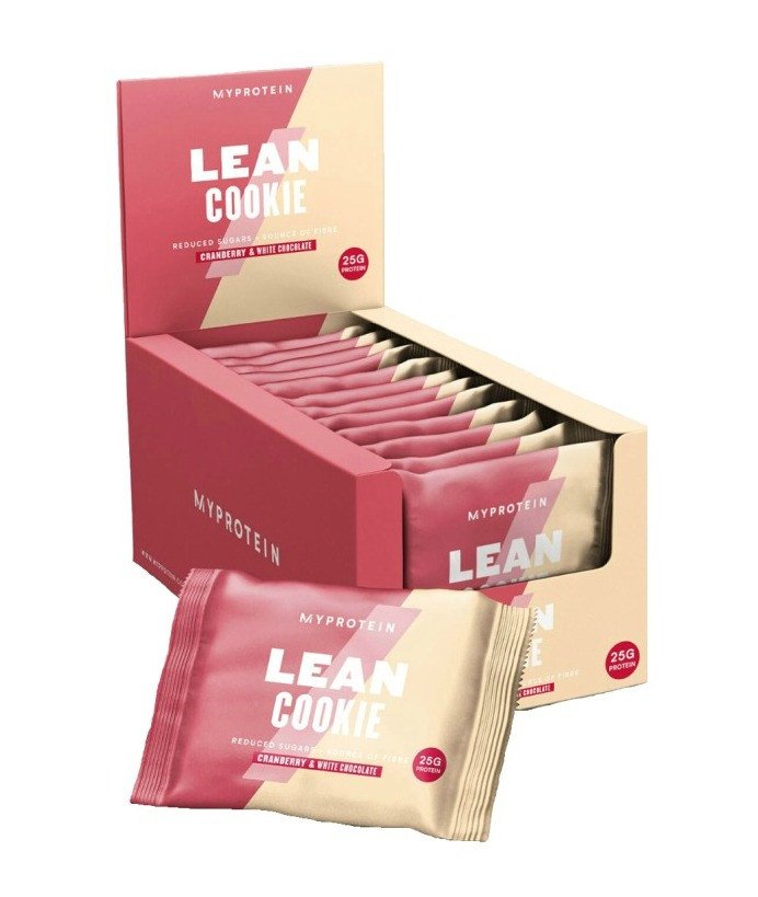 MyProtein Протеиновое печенье Myprotein Lean Cookie (12x50 г) Cranberry White Chocolate майпротеин, , 