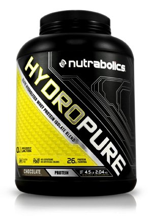 HydroPure, 2250 г, Nutrabolics. Сывороточный изолят. Сухая мышечная масса Снижение веса Восстановление Антикатаболические свойства 