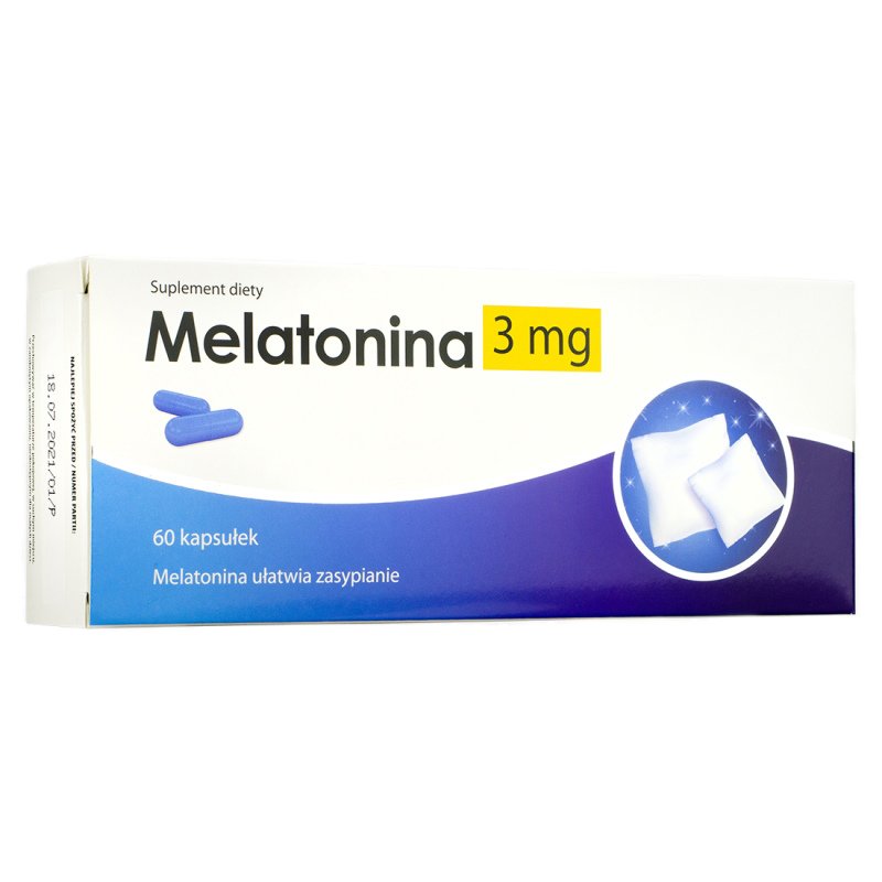 Натуральная добавка Activlab Melatonina 3 mg, 60 капсул,  мл, ActivLab. Hатуральные продукты. Поддержание здоровья 
