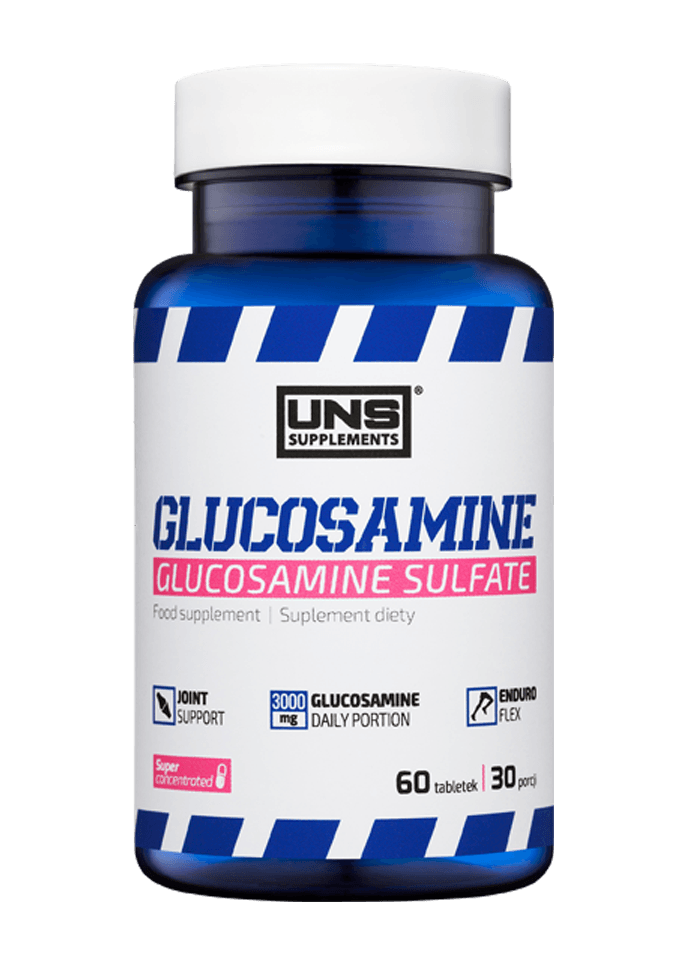Glucosamine, 60 шт, UNS. Глюкозамин. Поддержание здоровья Укрепление суставов и связок 