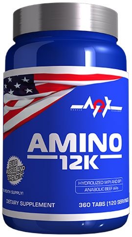 Amino 12k, 360 pcs, MEX Nutrition. Amino acid complex. 