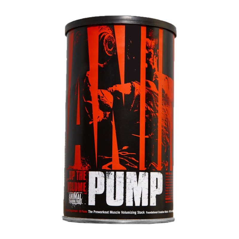Предтренировочный комплекс Universal Animal Pump, 30 пакетиков,  ml, Universal Nutrition. Pre Workout. Energy & Endurance 