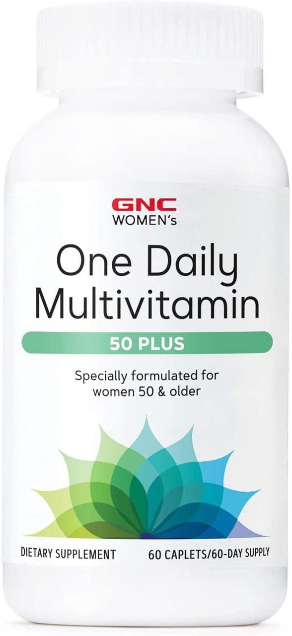 Мультивитамины для женщин GNC Women's One Daily Multivitamin 50 Plus 60 Caps,  мл, GNC. Витамины и минералы. Поддержание здоровья Укрепление иммунитета 