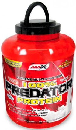 100% Predator Protein, 2000 g, AMIX. Whey Concentrate. Mass Gain recovery Anti-catabolic properties 