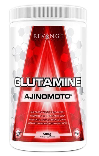 REVANGE  Nutrition Ajinomoto Glutamine 500g / 100 servings,  мл, Revange. Глютамин. Набор массы Восстановление Антикатаболические свойства 