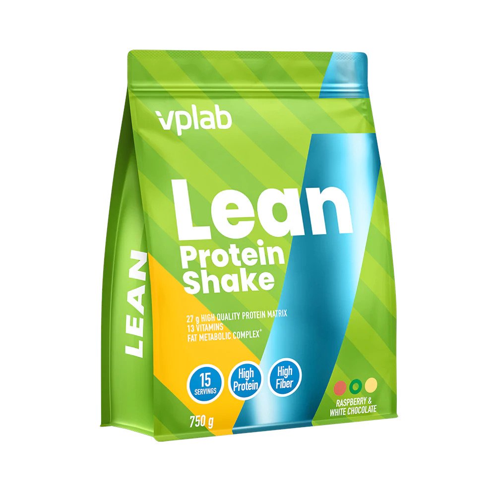 Протеин VPLab Lean Protein Shake, 750 грамм Малина-белый шоколад,  ml, VP Lab. Protein. Mass Gain स्वास्थ्य लाभ Anti-catabolic properties 