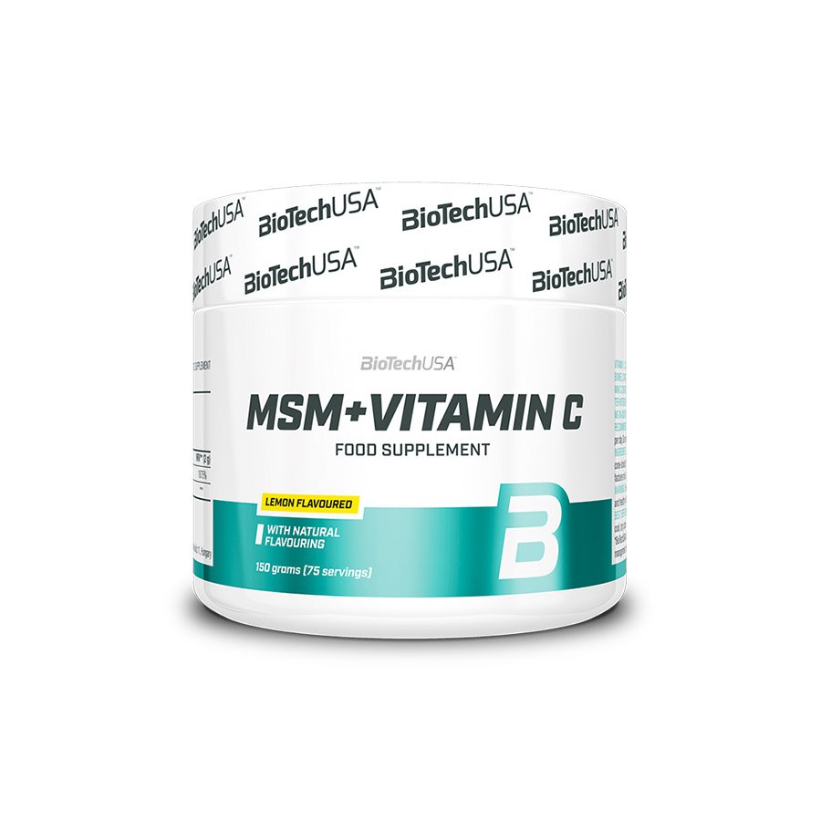 BioTech Для суставов и связок Biotech MSM + Vitamin C, 150 грамм Лимон, , 150  грамм