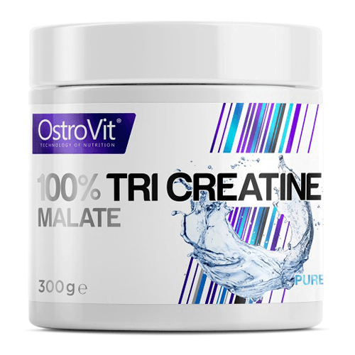 100% Tri Creatine Malate, 300 g, OstroVit. Tri-Creatina Malato. 