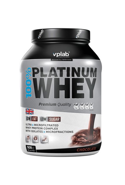 100% Platinum Whey, 908 g, VP Lab. Whey Concentrate. Mass Gain recovery Anti-catabolic properties 