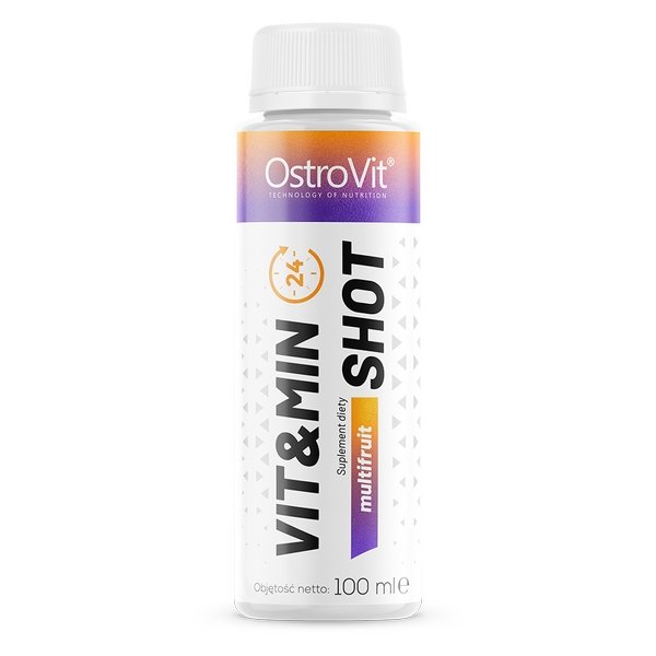 Витамины и минералы OstroVit Vit&amp;Min Shot, 100 мл Мультифрукт,  мл, OstroVit. Витамины и минералы. Поддержание здоровья Укрепление иммунитета 