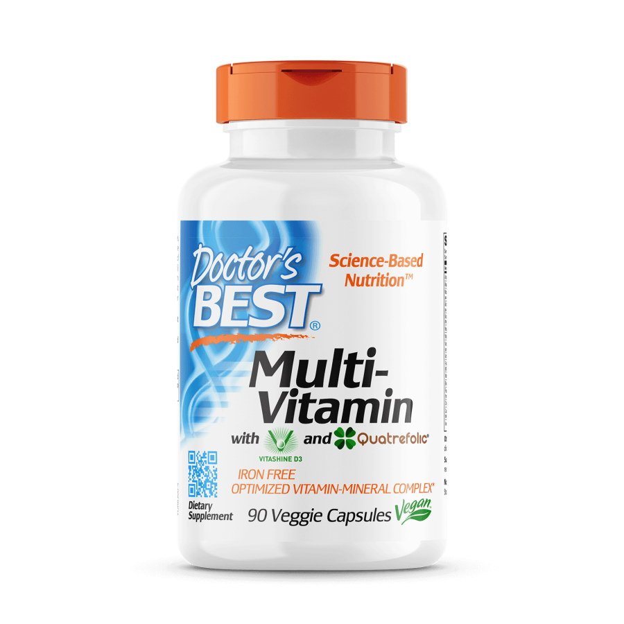 Витамины и минералы Doctor's Best Multi-Vitamin, 90 вегакапсул,  ml, Doctor's BEST. Vitamins and minerals. General Health Immunity enhancement 