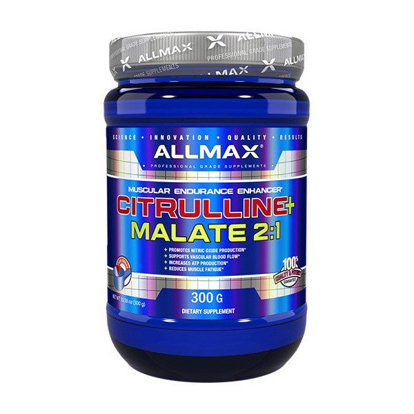 Л-Цитруллин малат AllMax Nutrition Citrulline Malate 2:1 (300 г) алмакс,  ml, AllMax. Citrullin. 