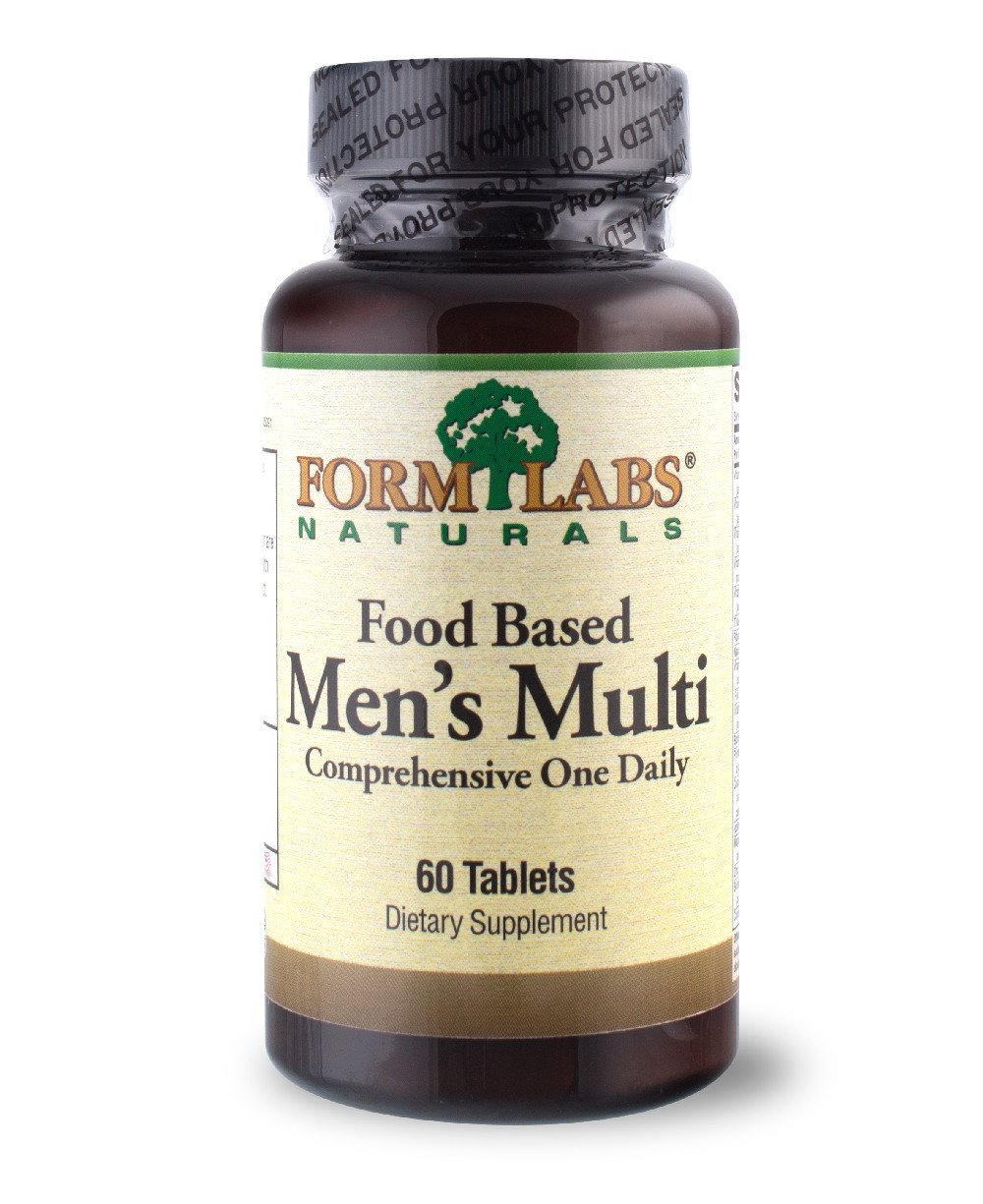 Витамины для мужчин Form Labs Food Based Men's Multi 60 таб,  мл, Form Labs. Витамины и минералы. Поддержание здоровья Укрепление иммунитета 