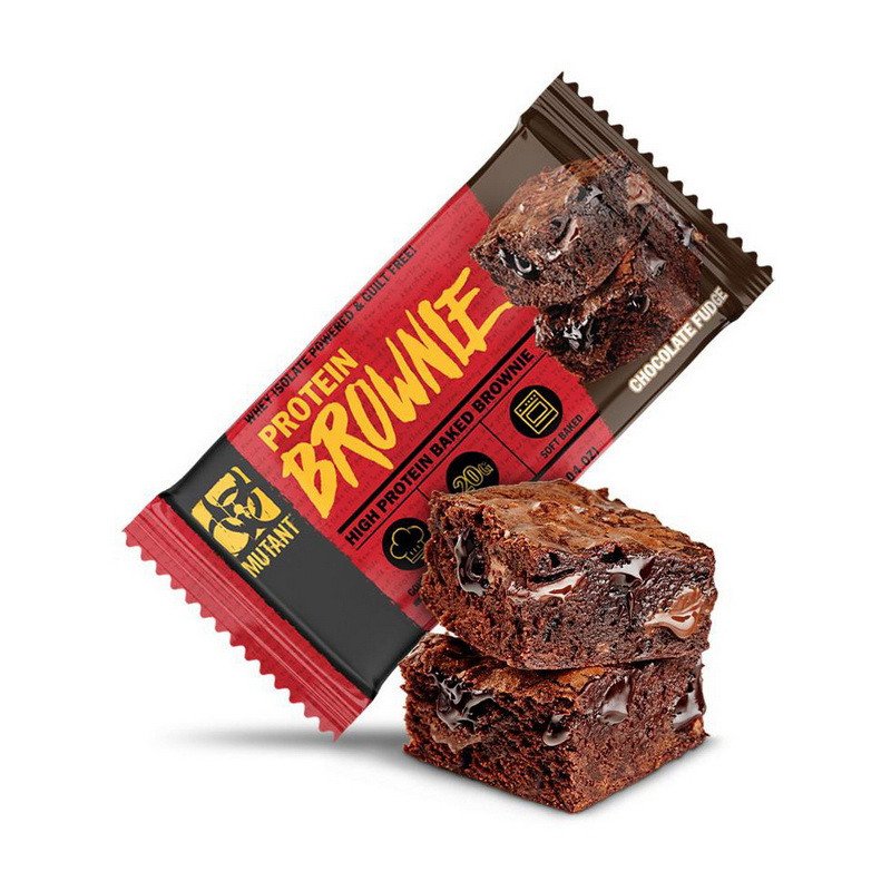 Протеиновый батончик Mutant Protein Brownie 58 грамм Шоколад,  ml, Mutant. Bar. 