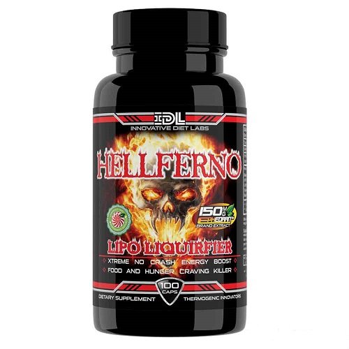 Hellferno, 100 шт, Innovative Diet Labs. Термогеники (Термодженики). Снижение веса Сжигание жира 