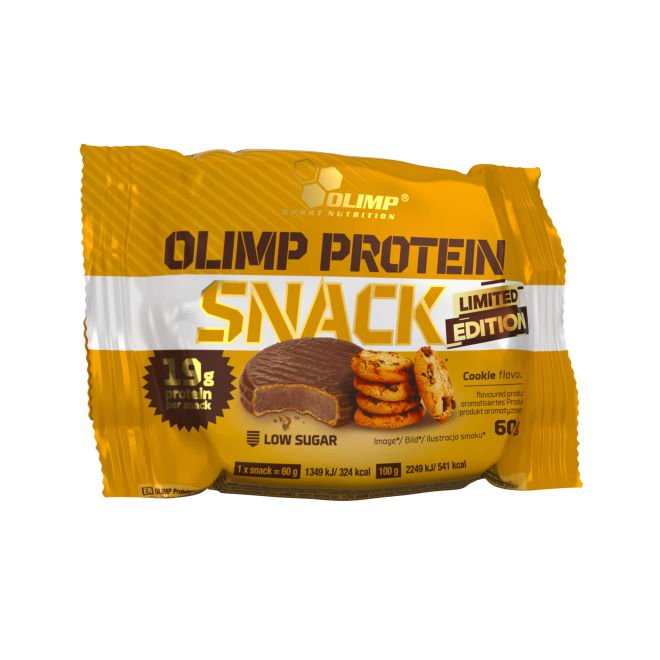 Батончик Olimp Protein Snack, 60 грамм Печенье,  мл, Olimp Labs. Батончик. 