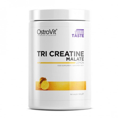 Креатин OstroVit Tri Creatine Malate, 500 грамм Лимон,  ml, OstroVit. Сreatine. Mass Gain Energy & Endurance Strength enhancement 