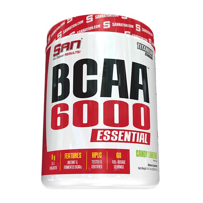 San БЦАА SAN BCAA 6000 Essential (417 г) сан  candy limeade, , 0.417 