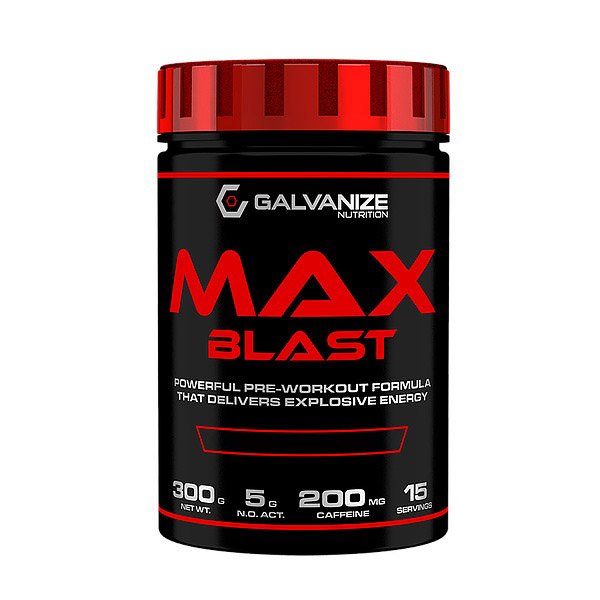 Предтренировочный комплекс Galvanize Nutrition Max Blast, 300 грамм Ананас,  ml, Galvanize Nutrition. Pre Entreno. Energy & Endurance 