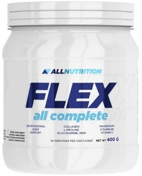 Для суставов и связок AllNutrition Flex All Complete, 400 грамм Лимон,  ml, AllNutrition. For joints and ligaments. General Health Ligament and Joint strengthening 