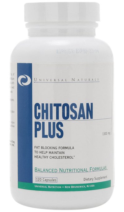 Chitosan Plus, 120 шт, Universal Nutrition. Жиросжигатель. Снижение веса Сжигание жира 