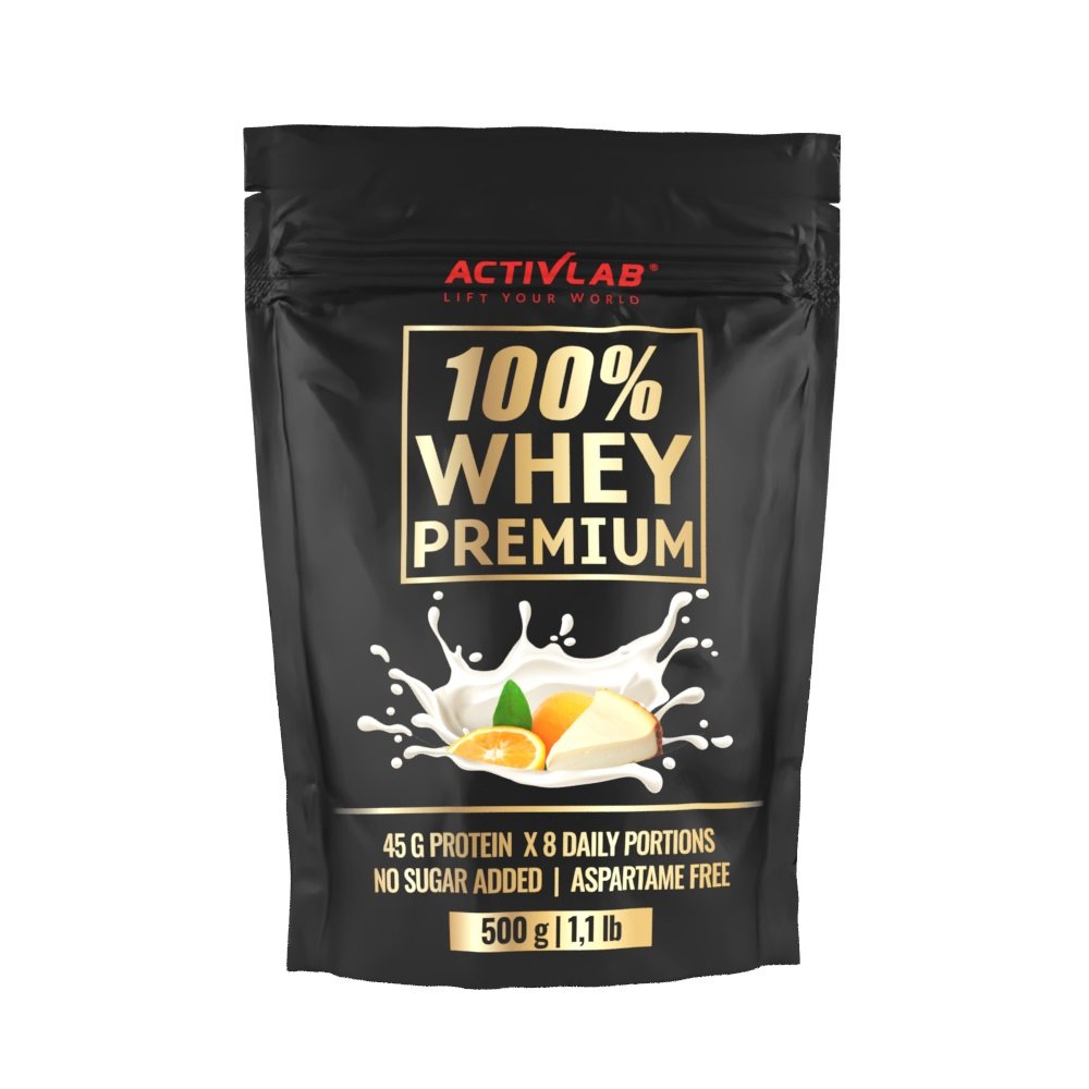 Протеин Activlab 100% Whey Premium, 500 грамм Чизкейк с апельсином,  ml, ActivLab. Proteína. Mass Gain recuperación Anti-catabolic properties 