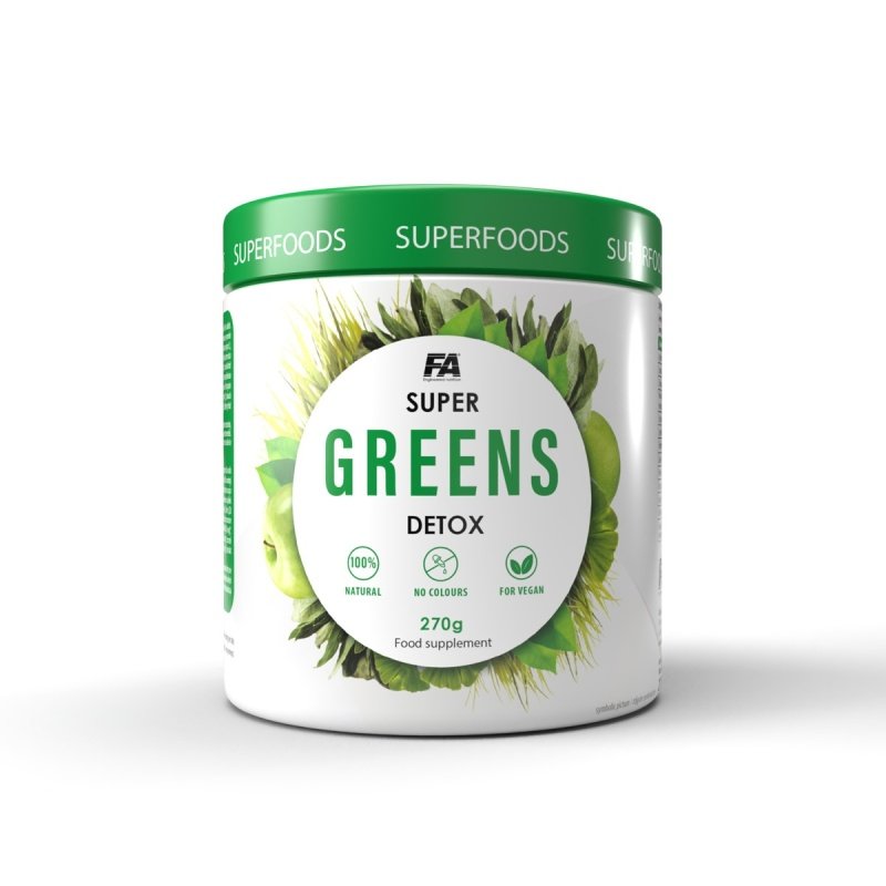 Натуральная добавка Fitness Authority Wellness Line Super Greens Detox, 270 грамм,  мл, Fitness Authority. Hатуральные продукты. Поддержание здоровья 